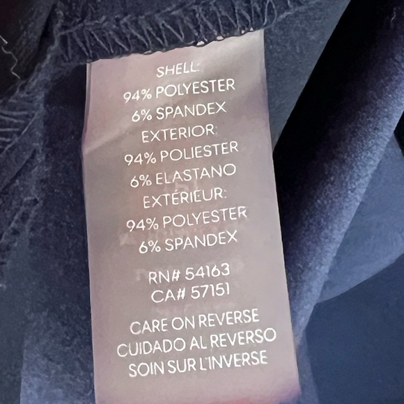 Calvin Klein Dark Navy Size 10 Fit & Flare Midi Dress Sleeveless Belted - Picture 9 of 11